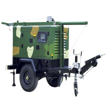 Trailer wheel silent dynamo 10kw 15kw 20kw 25kw 30kw diesel generator set price